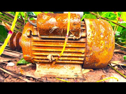 💡💡The genius boy successfully restored // 3-phase motor to life again like new