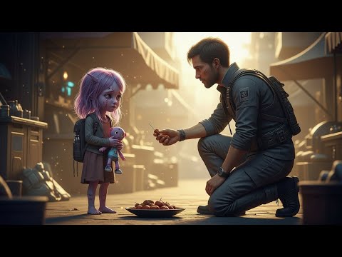 “She Tried to Sell a Toy for Food—Until a Human Bought It Just to Feed the Alien Girl | HFY Sci-Fi”
