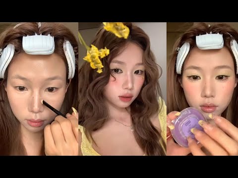 GRWM douyin ASMR real sound COMPILATION✨🌸 EP.2 | ASMR MAKEUP 메이크업