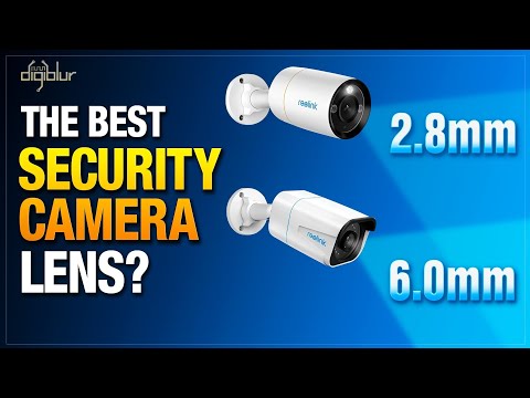 Security Camera Lens Size Comparison 2.8mm to 6.0mm