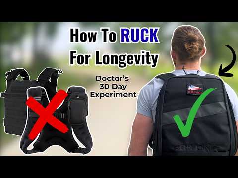 Rucking: Best Cardio for Longevity? (Science, Complete Guide, & 30 Day Experiment)