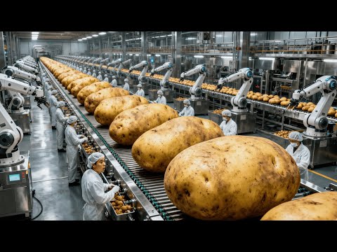 Inside The World's Largest Potato Chip Factory!