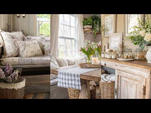 Rustic Yet Cozy Vintage Farmhouse Cottage Decor Ideas 🌼