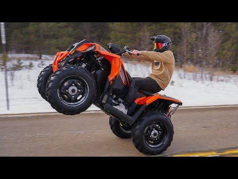 Utility Quad Gets Out of Control