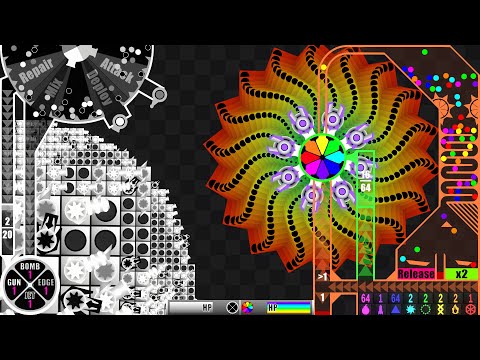 Core Destruction #22 - Monochrome vs Rainbow