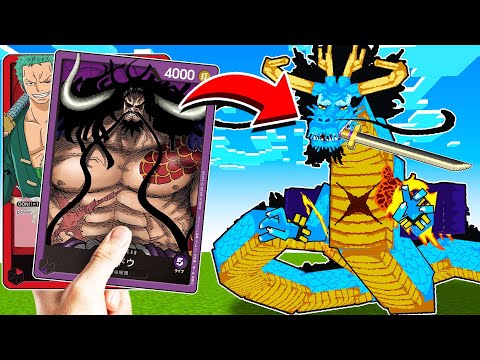 Cards Decide Our ONE PIECE POWERS in Minecraft, Then Battle