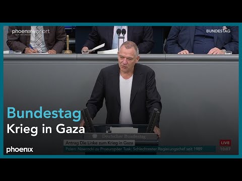 Bundestagsdebatte zum Krieg in Gaza am 06.06.25