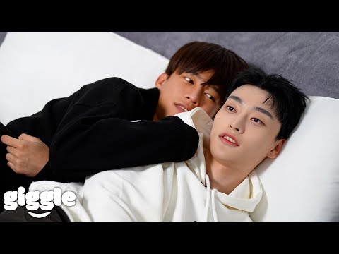 What if Handsome Gay flirt with you on the bed?