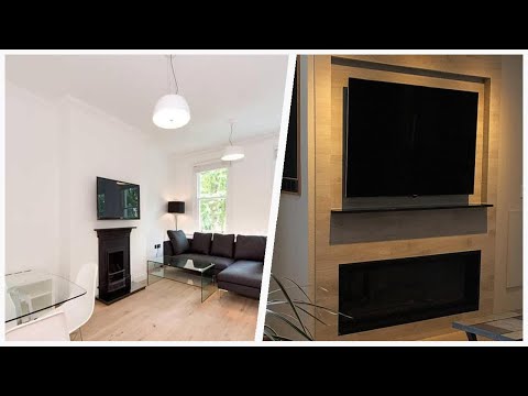 75 Living Space With A Music Area And A Tile Fireplace Design Ideas You'll Love 🔴