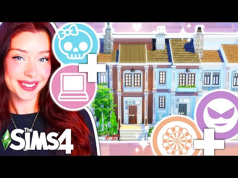 Each Townhouse is a Different COLLEGE MAJOR and AESTHETIC in The Sims 4