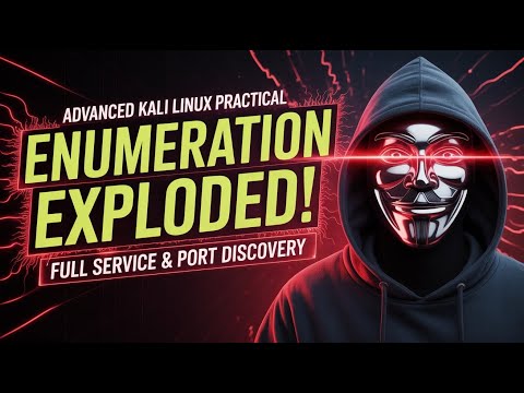How Hackers Perform Enumeration 💀 Advanced Recon in Kali Linux 💻