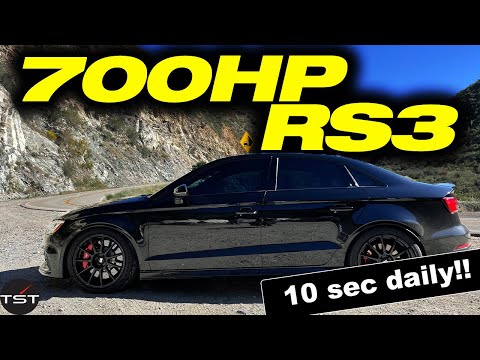 Bugatti Chaser: 700WHP Audi RS3 - One Take
