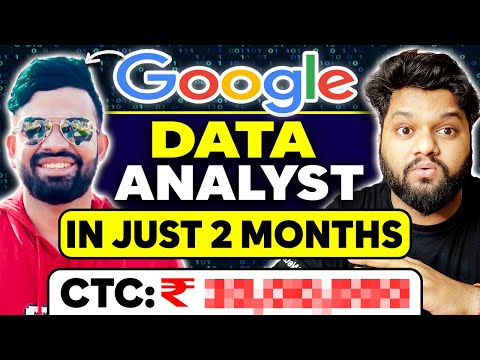 SELF TAUGHT Data Analyst At GOOGLE 🚀 In JUST 2 MONTHS 🔥 Google Apprenticeship Program