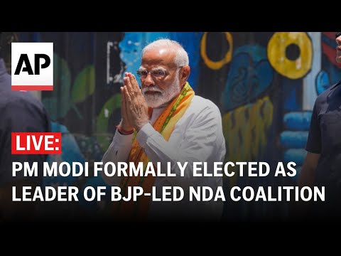 LIVE: PM Modi formally elected as leader of BJP-led NDA coalition