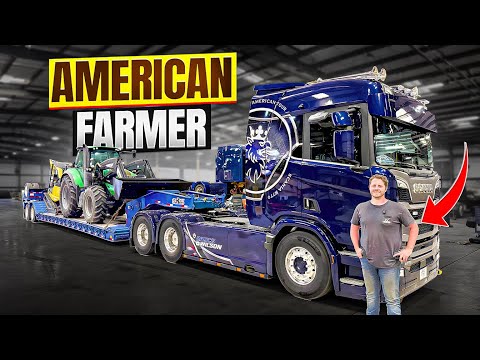 Farmer Trades His Peterbilt for a Scania… With a HEAVY Load!