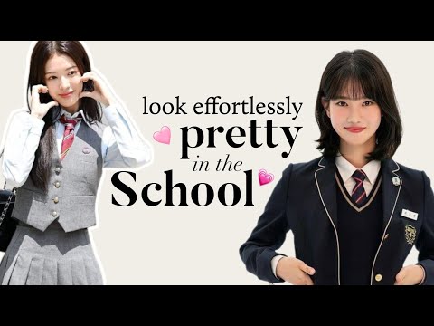 10 simple tips to look Effortlessly Pretty at School – with 0 efforts ✨🩷