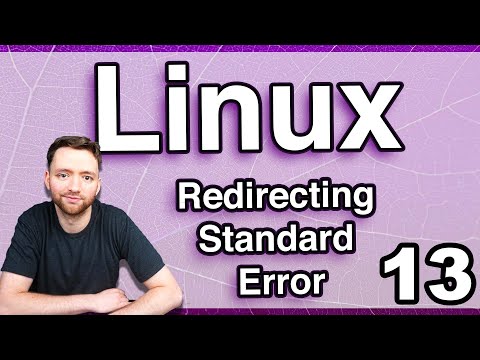 Redirecting Standard Error - Linux Tutorial 13