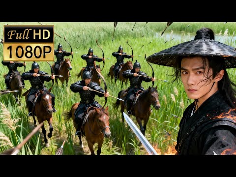 【最新功夫电影】頂尖劍客一人一劍，漫天劍雨傾瀉，他一指定下戰局！💥 |#kungfu #cdrama #zhaoliying