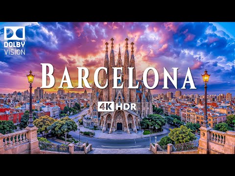 BARCELONA 4K ULTRA HD [60FPS] • A Stunning Aerial Journey Over the Jewel of Catalonia