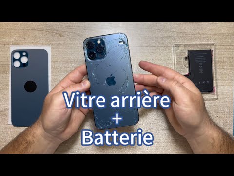 iPhone 12 Pro Max : changement de batterie et de vitre arrière.–Repair Ifavone ￼