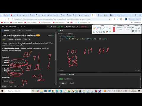 Leetcode 247. Strobogrammatic Number II (backtracking)