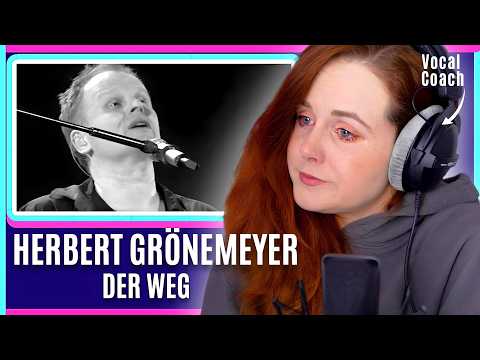 I've Never Cried This Much At A Song! | Herbert Grönemeyer - Der Weg | Vocal Coach Reacts