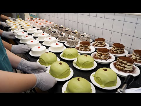 oddly satisfying videos! korean various cake making BEST 3 - korean street food