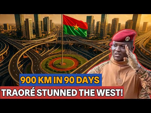 Ibrahim Traoré Built 900 Km Roads in 90 Days — And Shocked the West | Ibrahim Traoré Vision 2050