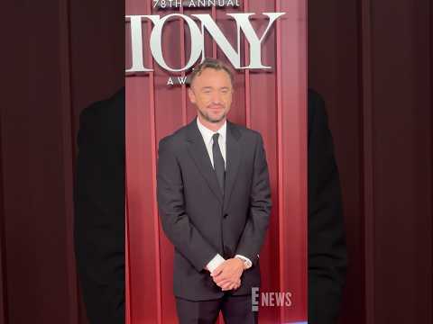 Tom Felton is ready to Slytherin to the #TonyAwards red carpet. 🐍💚