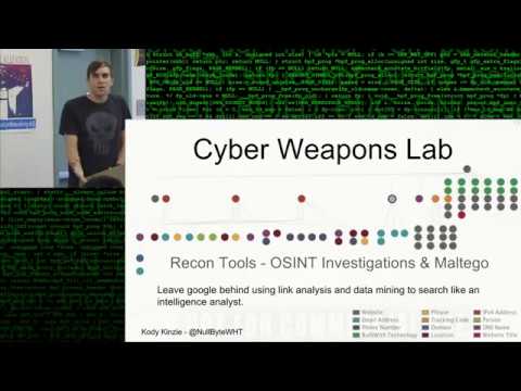 Maltego - Cyber Weapons Lab - Research like an OSINT Analyst