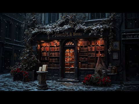 Midnight Studies in Edinburgh | The Silent Winter Night with Dark Academia Piano For Relax