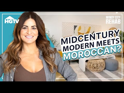 Midcentury Modern Condo Renovation with a Moroccan Twist | Windy City Rehab | HGTV
