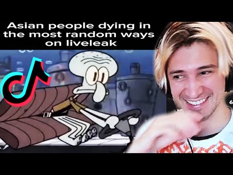 xQc Dies Laughing at Dark Humor Tik Toks