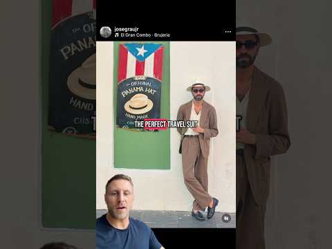 Is This The Perfect Travel Suit? #mensfashion #menswear #tailoring