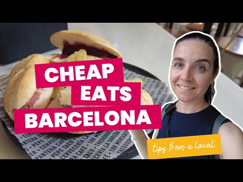 CHEAP EATS in Barcelona! 🥘 11 MUST-TRY and Affordable Foods (by a Local!) 💸