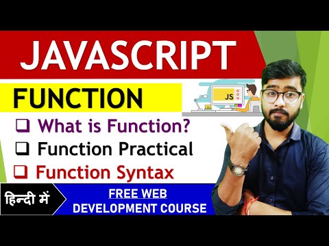 Function in JavaScript | Javascript Function | Javascript course in Hindi