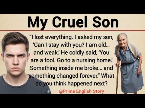 My Cruel Son | Learn English Through Story Level 3 | English Story | Learning English