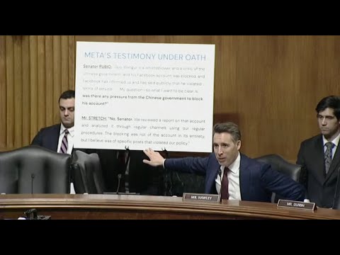Hawley Hosts Facebook Whistleblower, Exposes Meta’s Stunning Complicity With China
