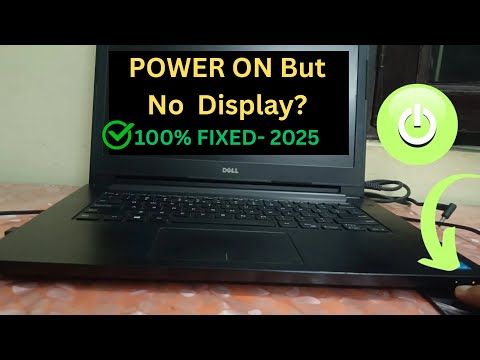 ✅ 100% SOLVED- Laptop POWER ON But Display Blank (NO Display) - NEW 2025✅