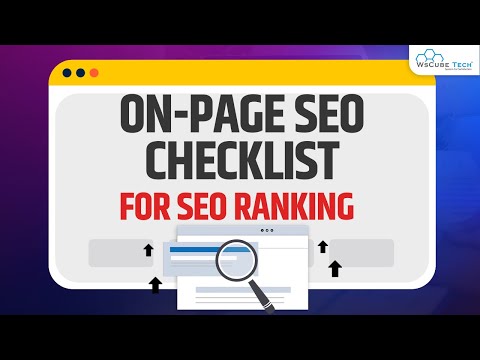 On Page SEO Checklist : Optimize Every Page on Your Site (Ultimate Guide)