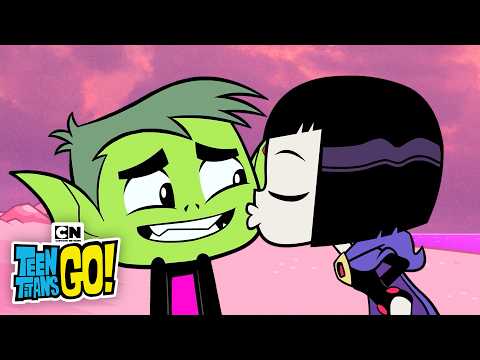 Beast Boy and Raven: Love Built Over Time 💚💜 Teen Titans Go! | Cartoon Network