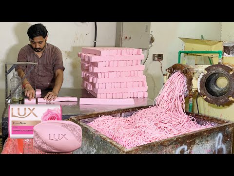 Amazing Manufacturing Process Of Making A Lux beauty Soap in Factory 