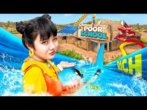 Premier Jour De Rich Squid Game Poupée Dans Une École Pauvre!