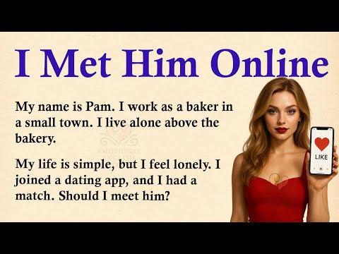 I Met My Husband on the Internet ✅ Emotional English Story (A1/A2 Level) ✅