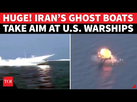 Iran ‘FIRES FIRST SHOT’ At US Warships, Uses GHOST BOATS Near Hormuz Flashpoint | On Cam