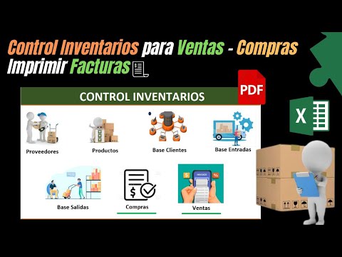 🟢 Control Para Inventarios – ENTRADAS – SALIDAS – CREACIÓN DE FACTURAS - PDF | Aprendamos Excel