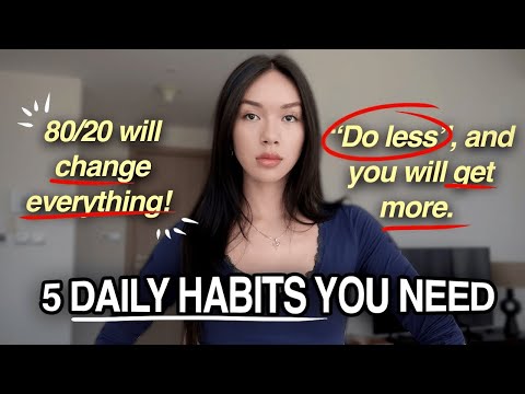 These 5 habits will change your life. Stop being a loser!