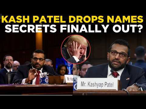Kash Patel News Live | FBI Chief Exposes ‘Big Names’ in Senate | Shocking Revelations Stun World |US