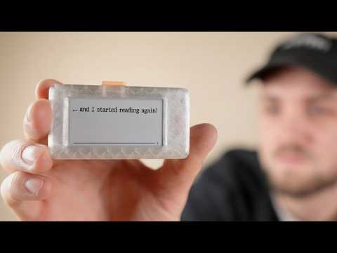 I Built a Tiny E-Reader