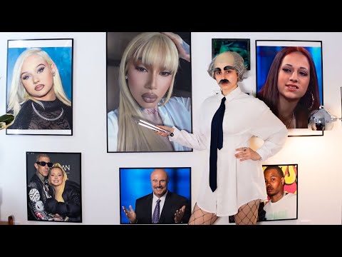 chronically online girl explains Bhad Bhabie & Alabama Barker drama + lore.